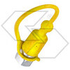 TAPPO PROT.INN.RAP. FEM.1/2 GIALLO
