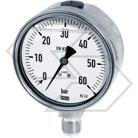 MANOM.GL.ATT.RAD.0-25 D.100 INOX