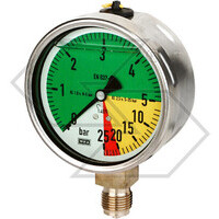 MANOMETRO ISOMETR.0-5/25 BAR D.100