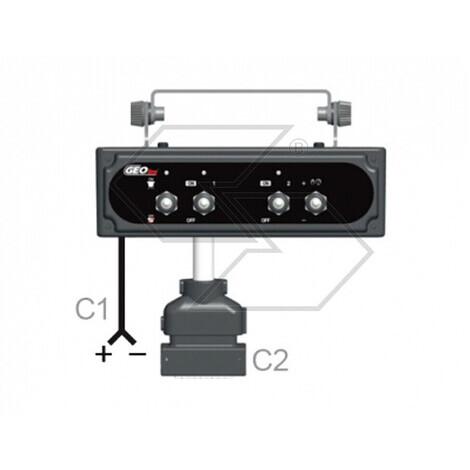 SCATOLA COMANDO COMPACT 2V+P+G RD