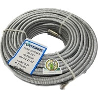 Fune zincata acciaio 133 fili antigiro mm 6.00x25 mt