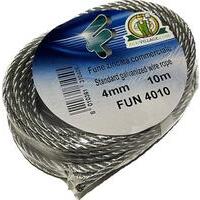 Fune zincata acciaio mm 4.00x10 mt