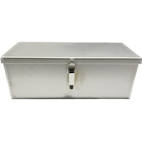 Cassetta porta attrezzi 35x14x13 cm in acciaio inox 304 senza porta lucchetto