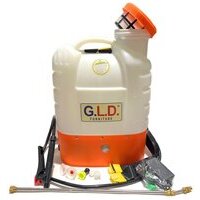 Pompa irroratrice a spalla da 16 lt con batteria al litio caricabatteria incluso, lancia con ugello in ottone e 3 ugelli in plastica