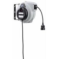 Avvolgicavo con riavvolgimento automatico a molla 10mt 3G-230V 1,5mm2 SCHUKO H05VV-F