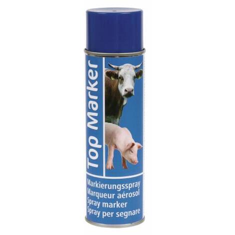Marcatore per bovini, capre e maiali, contenuto 500ml, colore blu.
