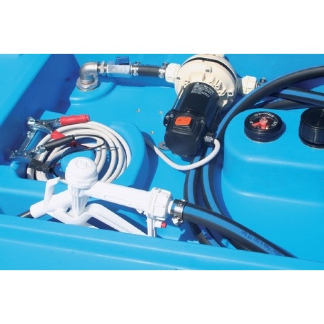 BLUE TANK - CISTERNA LT.430 12V CON ELETTROPOMPA E PISTOLA MANUALE