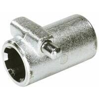 Bussola scanalata con pulsante, profilo 1