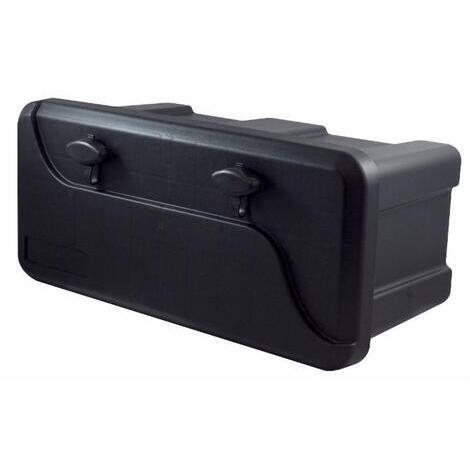Cassetta porta attrezzi in plastica 550x250x294 a 2 serrature ideale per rimorchi leggeri
