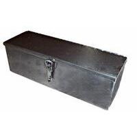 Cassetta porta attrezzi in lamiera piegata e saldata misure 420x130x130mm