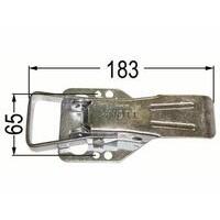 Chiusura per rimorchio a molla, 183 x 65mm.