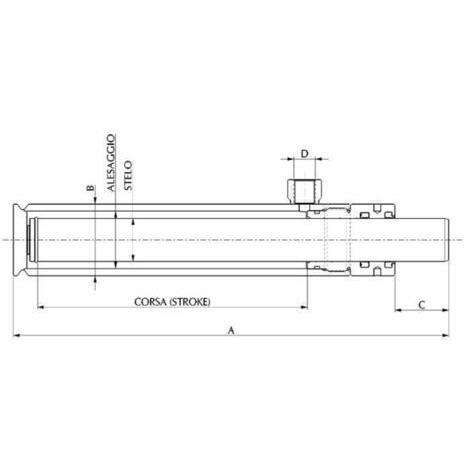 Cilindro Tuffante 040X030X0400