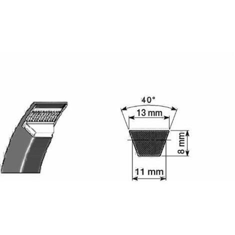 Cinghia trapezoidali in gomma telata SPZ1537