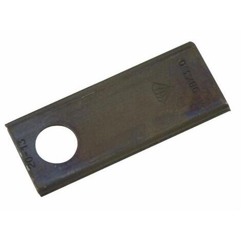 Coltello MWS diritto per falciatrici rotative misura 108x47x3, � foro 21 mm. Adattabile Galfr� rif. 108D