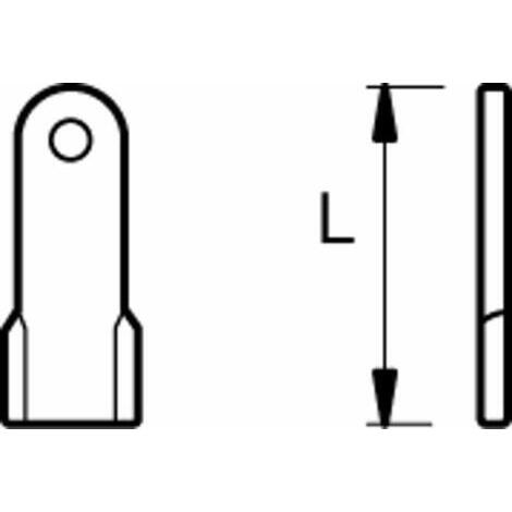 COLTELLO DIRITTO H=0 L=130