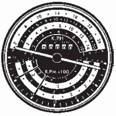 Contaore / contagiri KPH adattabile a rif. orig. Massey Ferguson 1860065M91