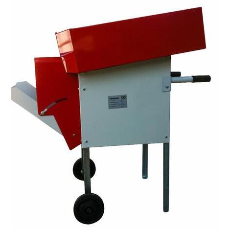 Defogliatore elettrico per separare in modo pratico e veloce le impurit  dai prodotti appena raccolti. Adatto alla pulizia di diversi tipi di raccolto come: olive, mandorle, fagioli, ceci. Solido modello in acciaio con potenza di 350W per una produzione