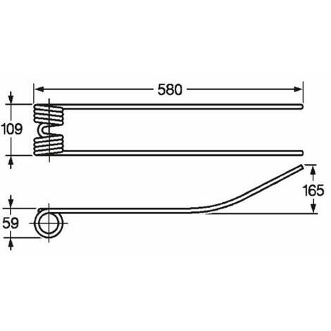Dente per giroandanatore adattabile a CECCATO