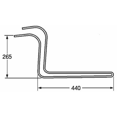 DENTE RANGHINATORE STELLARE ADATTABILE CICORIA 2SERIE LUNGA 440MM