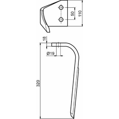 DENTE SX F19 gr3050