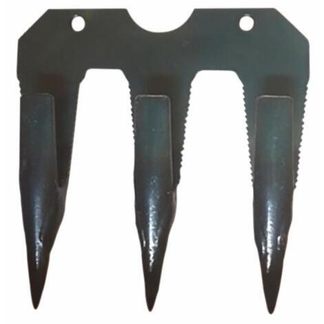 Dente triplo originale BCS modello DUPLEX rif. 59027859, 59028932