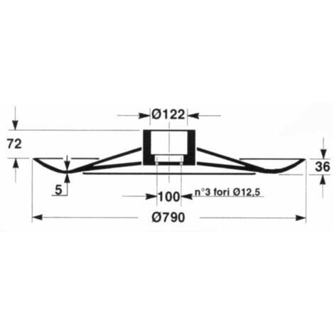 Disco folle  790mm adattabile Fella rif. 101205, 475290, 475767, 478038