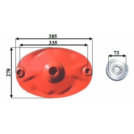 Disco falciante per falciatrici rotative adattabile Kuhn ref. 56200700