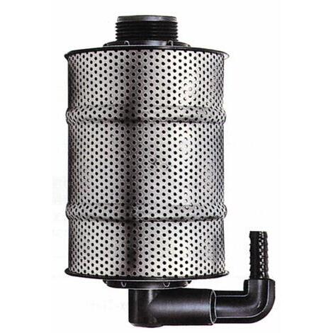 Eiettore con filtro in acciaio inox, filetto 1''1/4, corpo in propilene. Pressione d'esercizio 15   40