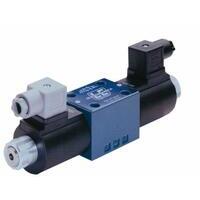 Elettrovalvola CETOP 3 centro chiuso 24VDC, portata massima 50 litri al minuto, pressione massima 250 bar