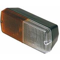 Fanale direzione-posizione 159x68,5mm, Trasparente in PC, modello Zetor-Antar, lampadine non inclusa