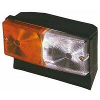 Fanale anteriore sx 2 luci: direzione e posizione 160x67mm, IP55, lampadine non incluse, Omologazione ECE