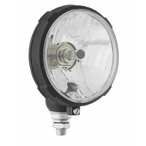 Proiettore  161 mm con corpo in plastica e lente in vetro, lampadine 12V 40/45W (P45T)R2 e 12V 3W (BA9S) T4W non incluse, E20,