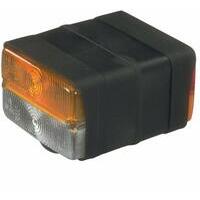Fanale combinato anteriore/posteriore dx e sx 120x135x80mm, funzioni: posizione, direzione e stop, lampadine non incluse