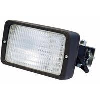 Faro lavoro alogeno rettangolare 169x91mm dx e sx con attacco laterale precablato 150mm SENZA LAMPADINE