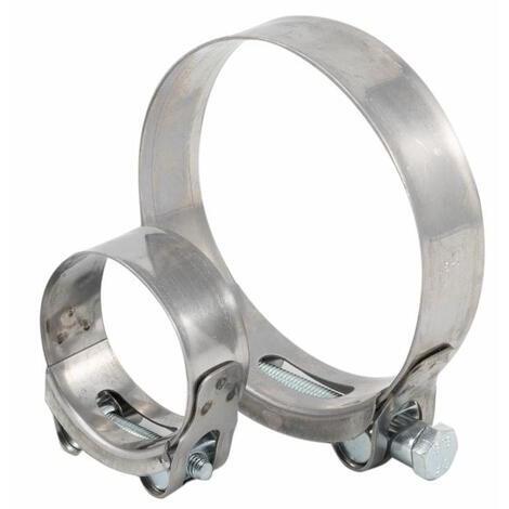 Collare a bullone in acciao inox misura 36-39mm, banda 21mm