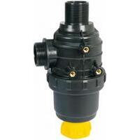 Filtro di aspirazione con valvola con filetto G 1 1/2 con rete inox 50 mesh, altezza filetto entrata 24mm