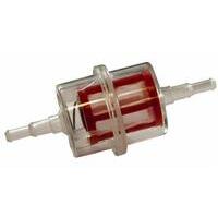 Filtro carburante in plastica con cartuccia in rete, lungo 120 mm e  6/8 mm - MADE IN ITALY