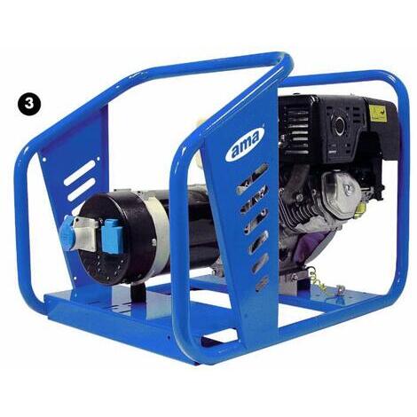 GENERATORE BENZINA 
Potenza max: 4,5 kva
Motore: GX270
Monofase
cc:270