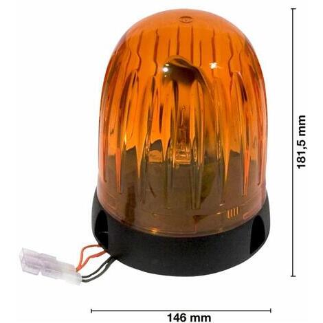 Girofaro base piana 12V, Lampadina Inclusa