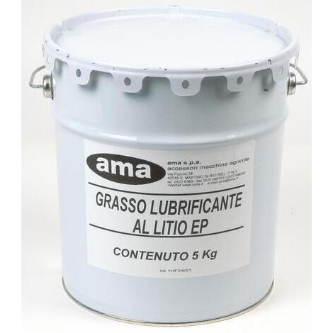 Barattolo grasso al litio BSM+grafite, addittivato con grafiti sintetiche, azione antigrippante