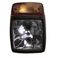 Proiettore 152x212mm verticale con indicatore di direzione, lampadine non incluse