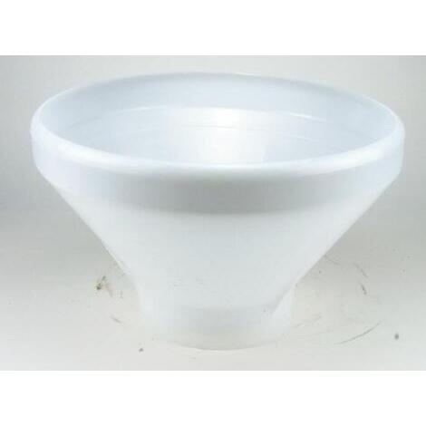 Imbuto filtrante per latte in plastica bianco,  340mm