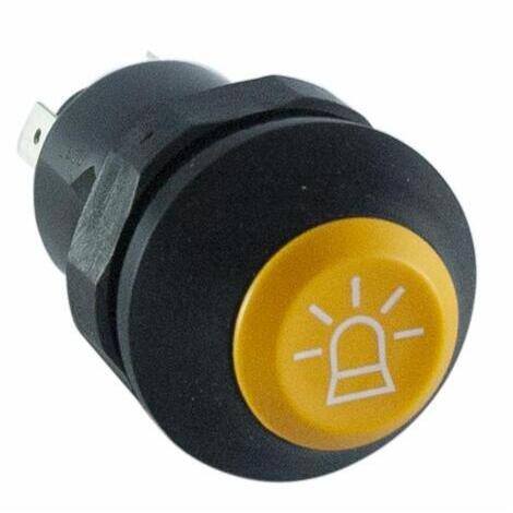 Interruttore Pneutron 12V funzione lampada rotante, temperatura +80C a -40C, IP67, contatti 6,3x0,8