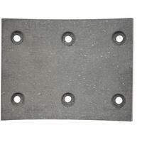 Ceppo freno forato 171x90x6,0 - 10 fori, adattabile rig. orig.  76054807