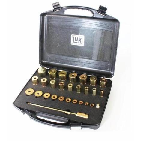 Kit per un veloce e accurato centraggio di frizione e disco che riduce al minimo il rischio di danni durante il montaggio - Ideale per i trattori CNH, John Deere, Landini, Massey Ferguson, SDF e tanti altri.
