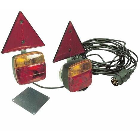 Kit luci magnetico 12V con triangoli 7,5m/2,5m