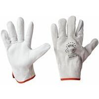 GUANTO IN PELLE FIORE ORLATO, CON POLSO ELASTICIZZATO TG XXL (11)