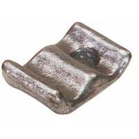 Linguetta per cerniera per diametro Ø 23mm, Lunghezza totale 63mm.