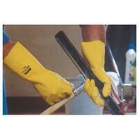 Guanto  fioccato  vital  mapa - Lattice  giallo  10