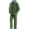Giacca  +  pantalone  impermeabile  pvc  pluvio - Verde  xxl